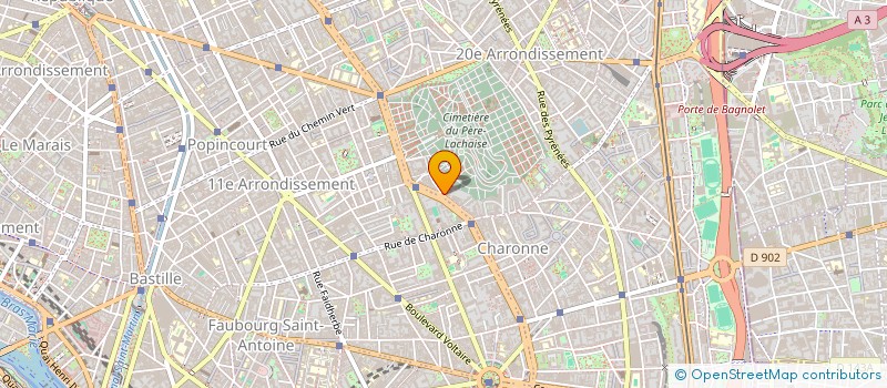 localisation de l'entreprise SYND COPROP DU 190 BIS BD DE CHARONNE  PARIS