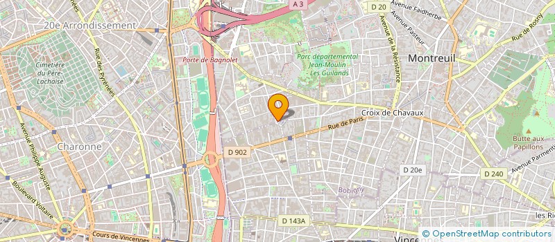 localisation de l'entreprise SYND COPROP DU 192 RUE ETIENNE MARCEL à BAGNOLET