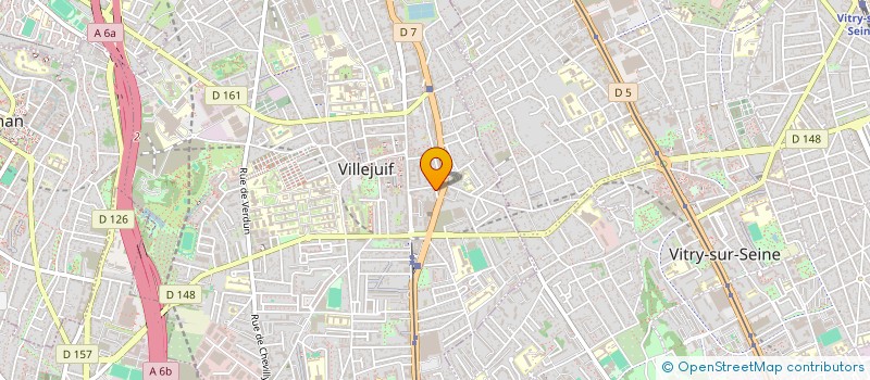 localisation de l'entreprise SYND COPROP DU 2 RUE DE LA COMMUNE à VILLEJUIF