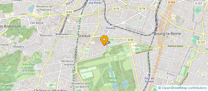 localisation de l'entreprise SYND COPROP DU 2 RUE DES ECOLES à SCEAUX