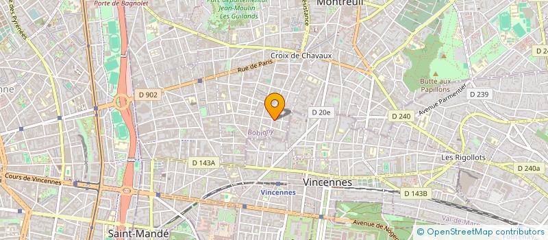 localisation de l'entreprise SYND COPROP DU 21 RUE MICHELET à MONTREUIL