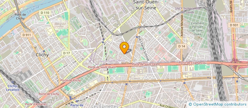 localisation de l'entreprise SYND COPROP DU 21 RUE PASTEUR à SAINT-OUEN-SUR-SEINE