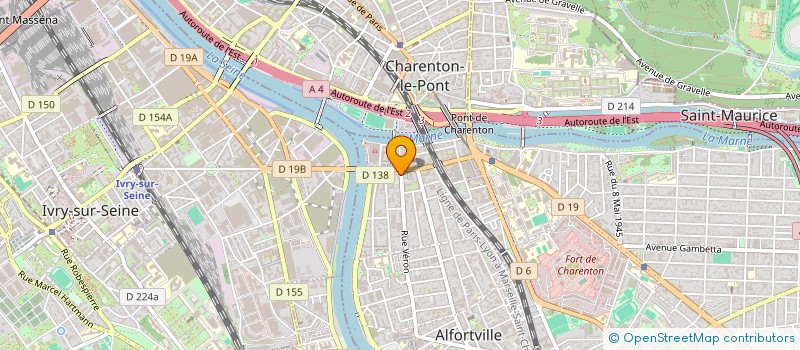 localisation de l'entreprise SYND COPROP DU 24 RUE VERON  ALFORTVILLE