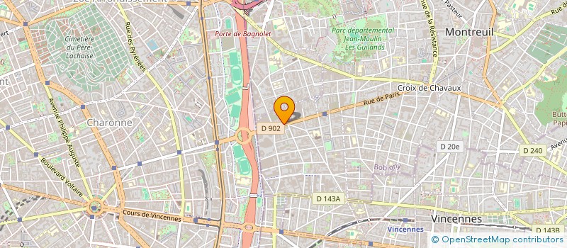 localisation de l'entreprise SYND COPROP DU 248 R DE PARIS à MONTREUIL