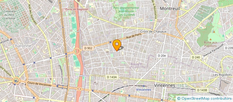 localisation de l'entreprise SYND COPROP DU 26 R LEBOUR à MONTREUIL