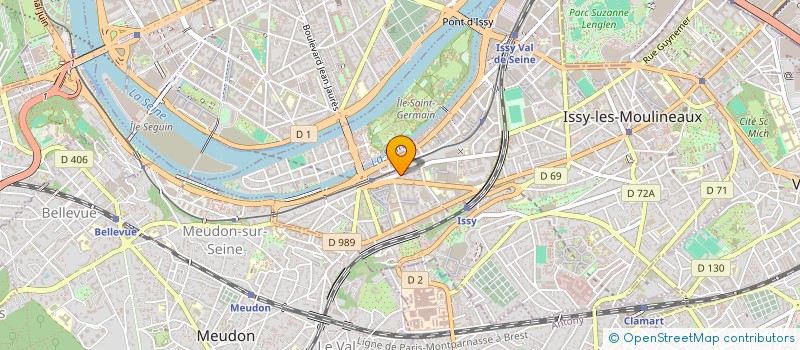 localisation de l'entreprise SYND COPROP DU 261 RUE JJ ROUSSEAU à ISSY-LES-MOULINEAUX
