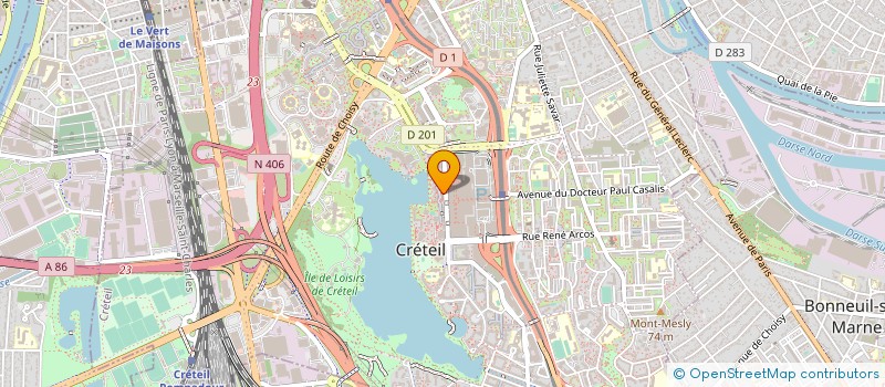 localisation de l'entreprise SYND COPROP DU 27 ALL DE LA TOISON D'OR  CRETEIL