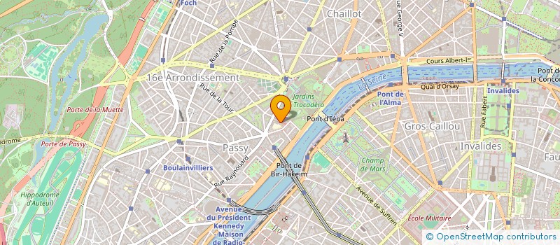 localisation de l'entreprise SYND COPROP DU 3-5 AV CAMOENS  PARIS