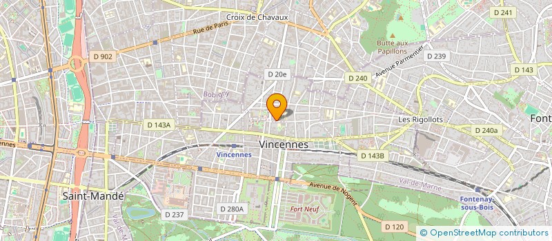 localisation de l'entreprise SYND COPROP DU 3 RUE DE LA LIBERTE à VINCENNES