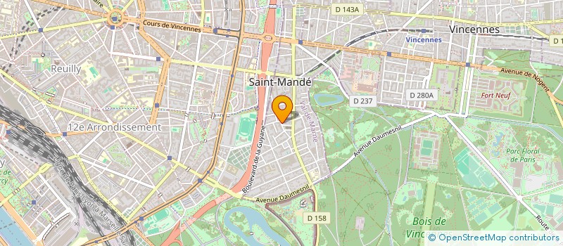 localisation de l'entreprise SYND COPROP DU 3 RUE GUYNEMER à SAINT-MANDE