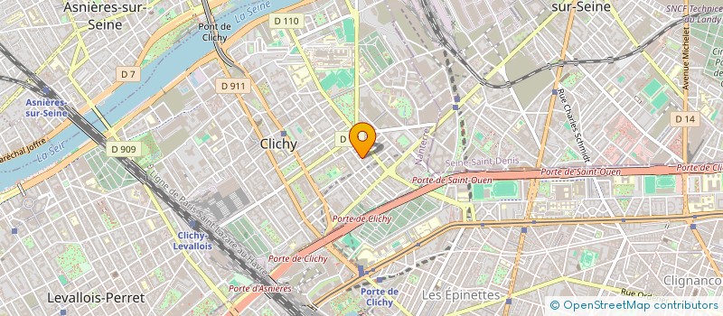 localisation de l'entreprise SYND COPROP DU 3 RUE PIERRE CURIE à CLICHY