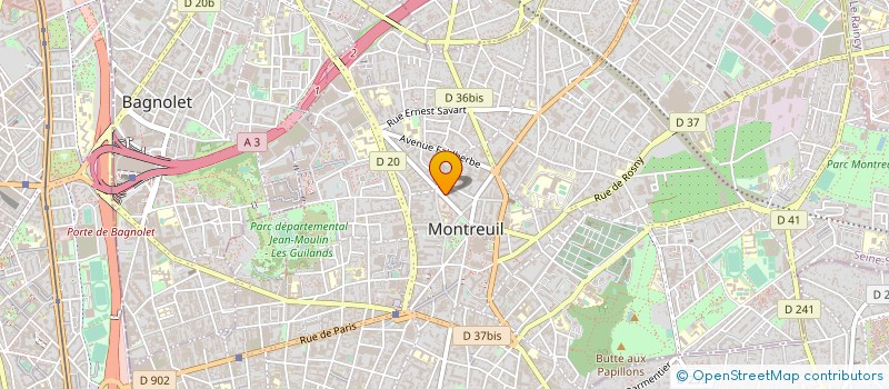 localisation de l'entreprise SYND COPROP DU 30 AVE PASTEUR à MONTREUIL