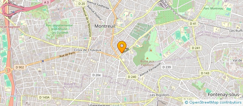 localisation de l'entreprise SYND COPROP DU 30 R RAPATEL à MONTREUIL