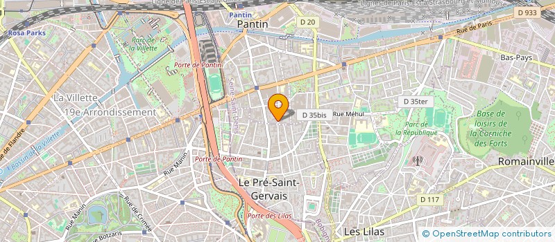 localisation de l'entreprise SYND COPROP DU 30 RUE VAUCANSON à PANTIN