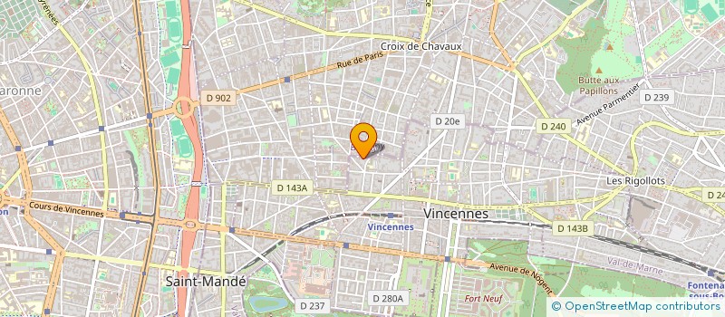 localisation de l'entreprise SYND COPROP DU 39 R DES MEUNIERS à VINCENNES