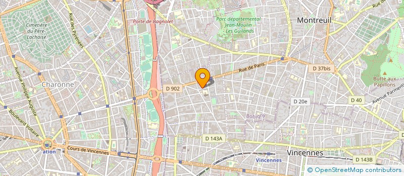 localisation de l'entreprise SYND COPROP DU 4 RUE PAUL ELUARD  MONTREUIL