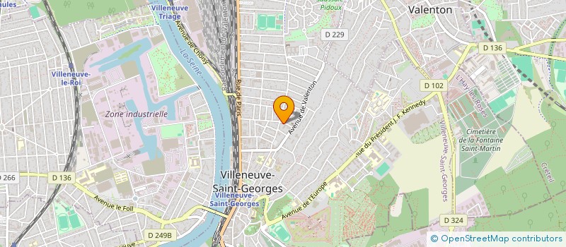 localisation de l'entreprise SYND COPROP DU 42 ET 44 EMILE ZOLA  VILLENEUVE-SAINT-GEORGES