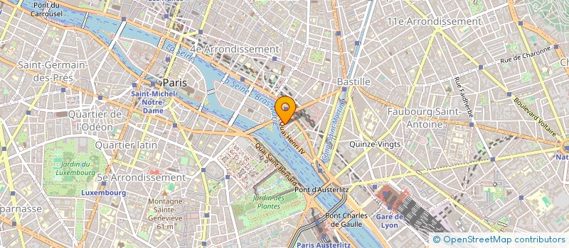 localisation de l'entreprise SYND COPROP DU 44 QUAI HENRI IV  PARIS