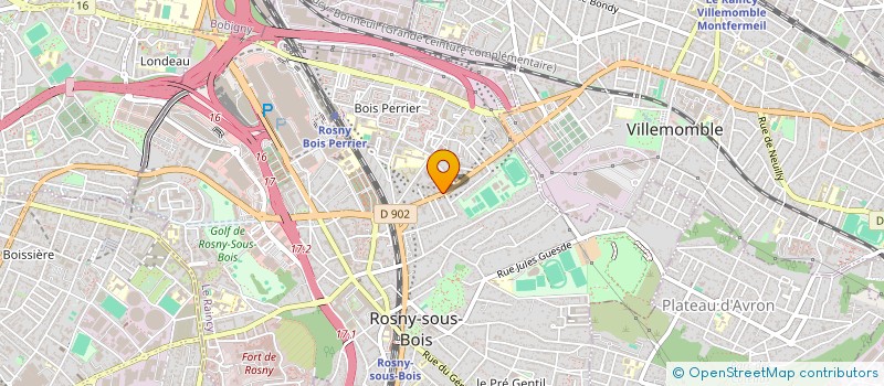 localisation de l'entreprise SYND COPROP DU 47 AVENUE KENNEDY à ROSNY-SOUS-BOIS