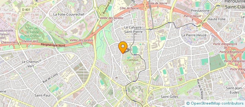 localisation de l'entreprise SYND COPROP DU 48-50 RUE DES TILLEULS à CAEN