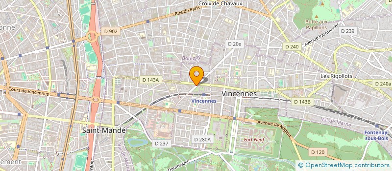 localisation de l'entreprise SYND COPROP DU 49 AV DE LA REPUBLIQUE à VINCENNES