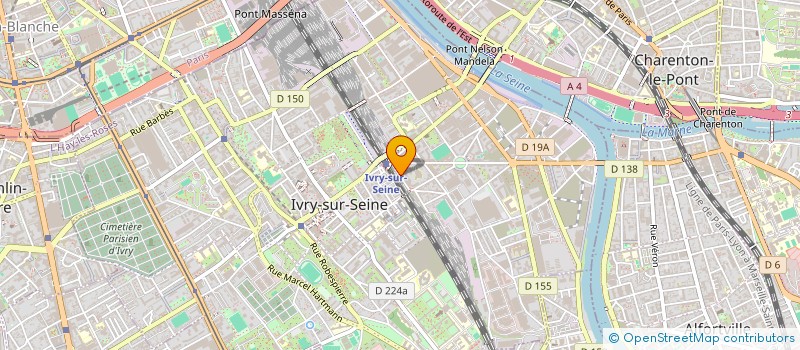 localisation de l'entreprise SYND COPROP DU 5-7-9 R MAURIC GRANDCOING à IVRY-SUR-SEINE