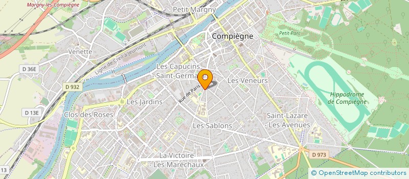 localisation de l'entreprise SYND COPROP DU 5 R ST JOSEPH  COMPIEGNE