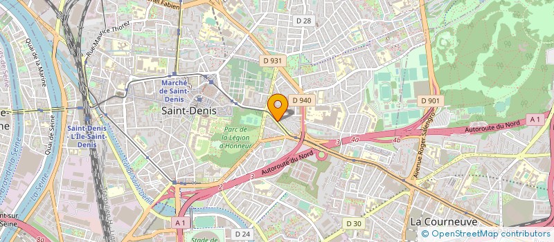 localisation de l'entreprise SYND COPROP DU 5 RUE GAL JOINVILLE à SAINT-DENIS