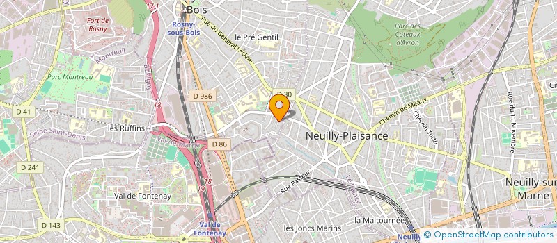 localisation de l'entreprise SYND COPROP DU 5 RUE LAVOISIER à ROSNY-SOUS-BOIS