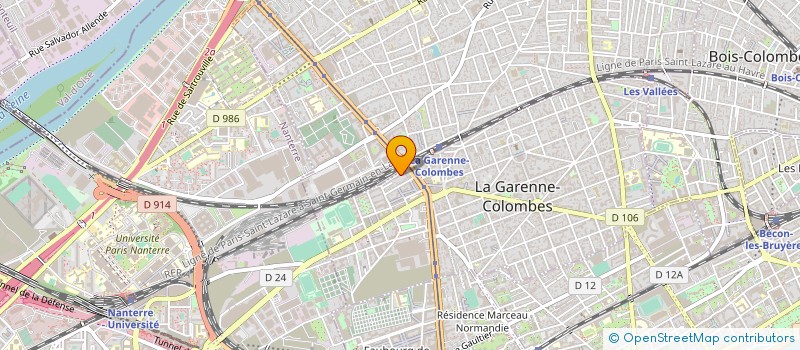 localisation de l'entreprise SYND COPROP DU 5 RUE YVES LE CAIGNARD  LA GARENNE-COLOMBES