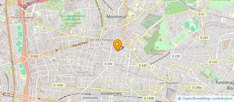 localisation de l'entreprise SYND COPROP DU 50 RUE CARNOT à MONTREUIL