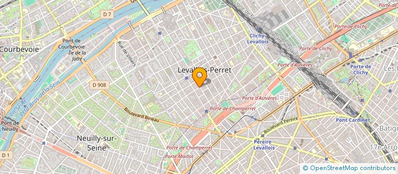 localisation de l'entreprise SYND COPROP DU 57 RUE LOUIS ROUQUIER à LEVALLOIS-PERRET