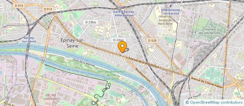 localisation de l'entreprise SYND COPROP DU 6 AV DE LA MARNE à EPINAY-SUR-SEINE