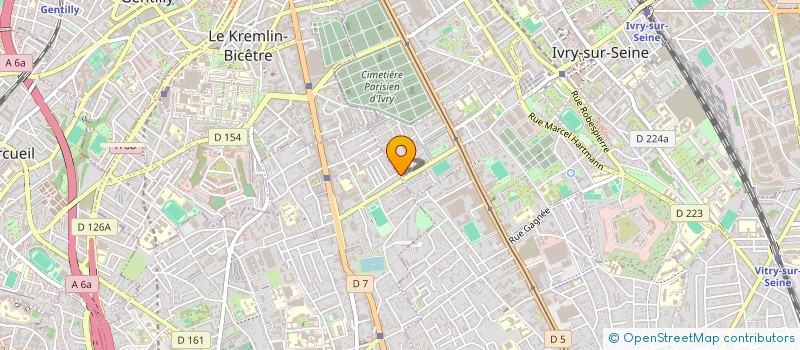 localisation de l'entreprise SYND COPROP DU 6 RUE VEROLOT à IVRY-SUR-SEINE