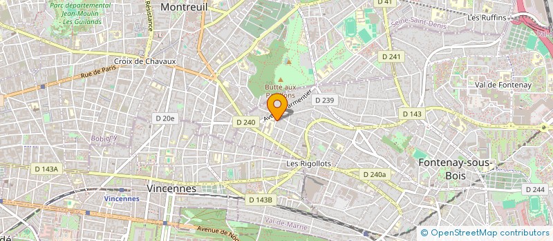 localisation de l'entreprise SYND COPROP DU 64B R DE TRUCY à FONTENAY-SOUS-BOIS