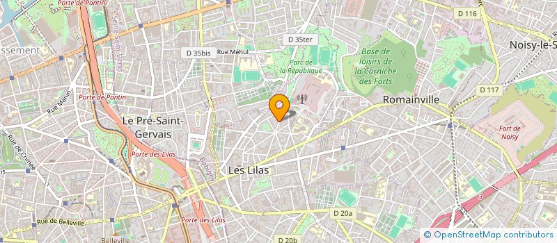 localisation de l'entreprise SYND COPROP DU 65 R DU GARDE CHASSE à LES LILAS