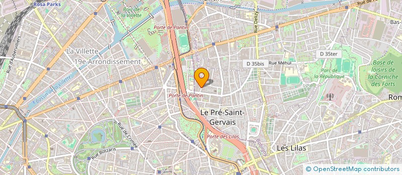 localisation de l'entreprise SYND COPROP DU 7 RUE DE STALINGRAD à LE PRE-SAINT-GERVAIS