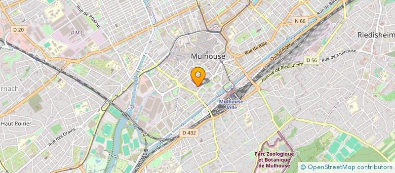 localisation de l'entreprise SYND COPROP DU 7 RUE MAGENTA  MULHOUSE