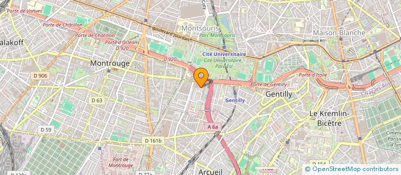 localisation de l'entreprise SYND COPROP DU 719 RUE DE DOUVRES à GENTILLY