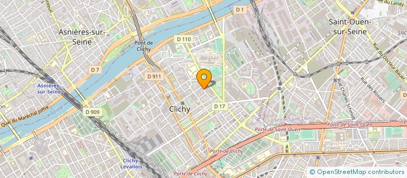localisation de l'entreprise SYND COPROP DU 76 RUE D'ALSACE à CLICHY