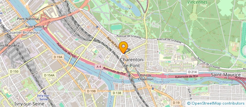 localisation de l'entreprise SYND COPROP DU 79 RUE DE PARIS à CHARENTON-LE-PONT