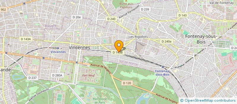 localisation de l'entreprise SYND COPROP DU 8 AU 10 BD LIBERATION à VINCENNES