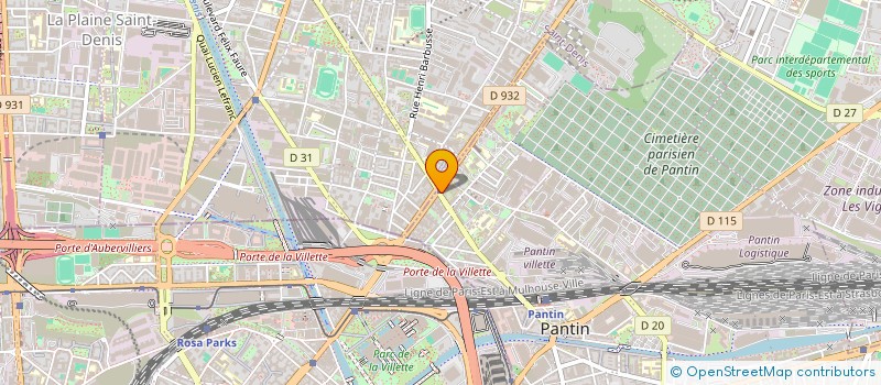 localisation de l'entreprise SYND COPROP DU 82 AV EDOUARD VAILLANT  PANTIN