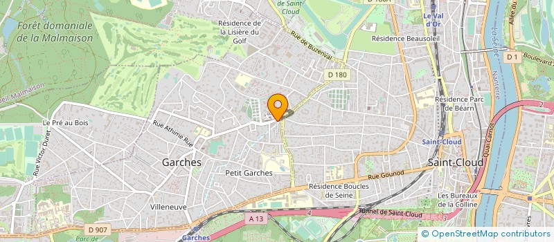 localisation de l'entreprise SYND COPROP DU 82 RUE DE SURESNES à GARCHES