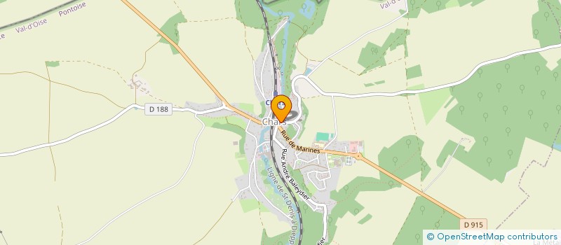 localisation de l'entreprise SYND COPROP DU 9 R DE L'EGLISE  CHARS