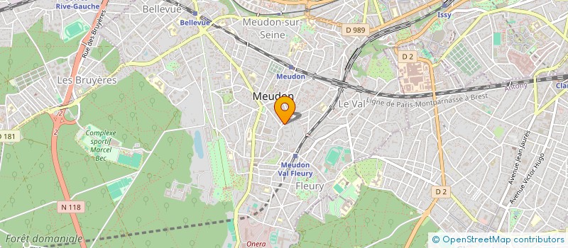 localisation de l'entreprise SYND COPROP DU 96 R DE PARIS  MEUDON