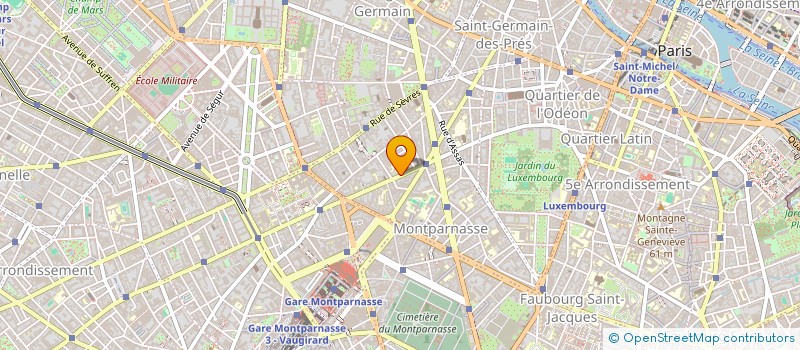 localisation de l'entreprise SYND COPROP DU 96 RUE VAUGIRARD  PARIS