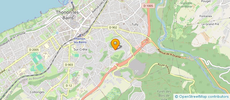 localisation de l'entreprise SYND COPROP DU SISLEY à THONON-LES-BAINS
