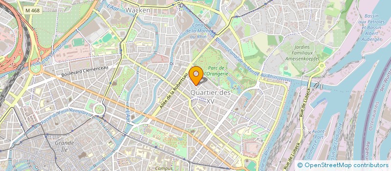 localisation de l'entreprise SYND COPROP ESPACE ORANGERIE à STRASBOURG