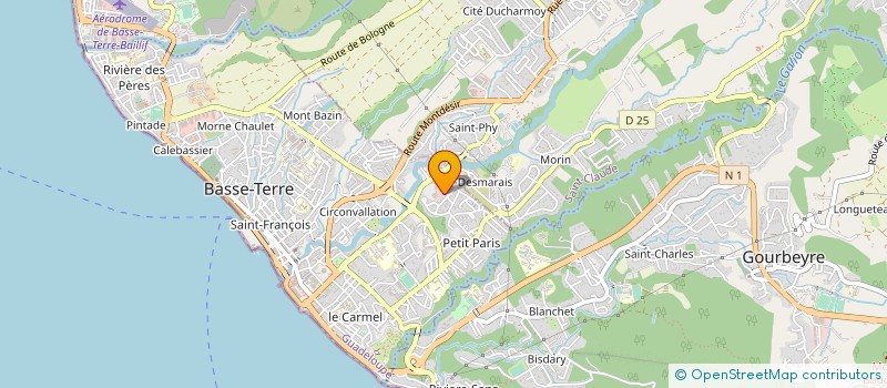 localisation de l'entreprise SYND COPROP GALERIE MARCHANDE DESMARAIS à BASSE-TERRE